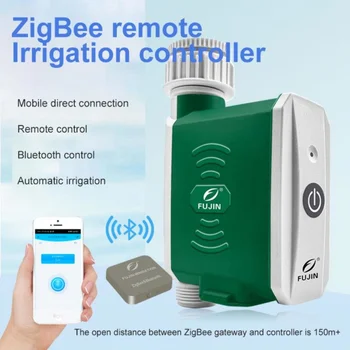 Регистратор расхода воды Контроллер Wi-Fi Встроенный контроллер полива воды Таймер полива сада Система орошения Tuya Zigbee