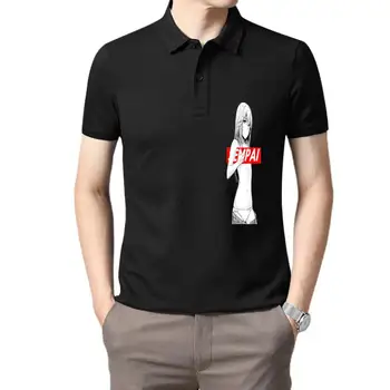 Мужская одежда для гольфа с аниме Senpai Ahegao с коротким рукавом (1), женская футболка-поло для мужчин