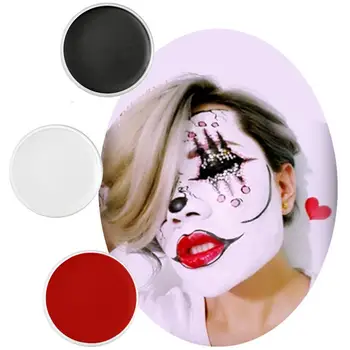 Палитра для макияжа косплея Клоуна, Профессиональная палитра масляных красок для лица и тела, набор для художественного театра, косплей на Хэллоуин