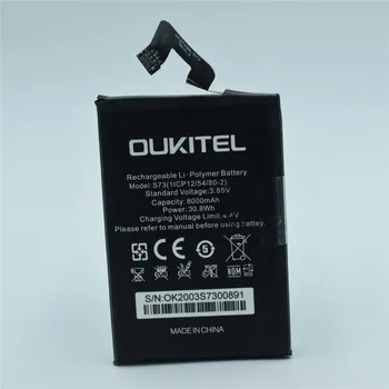 2021 дата производства аккумулятора OUKITEL WP5 8000 мАч Длительное время ожидания Высокая емкость аккумулятора OUKITEL S73