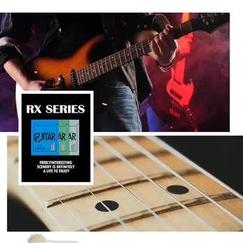 Для Orphee -набор струн для электрогитары из металла, серия RX, шестигранная углеродистая сталь, 6 струн для гитарных партий, музыкальный инструмент