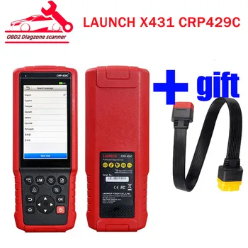 LAUNCH X431 CRP429C Считыватель кода 4 Системы 15 Сброс DPF A/F Автомобильные инструменты Бесплатное Обновление Диагностических инструментов OBDiI pk CRP123 X 123E