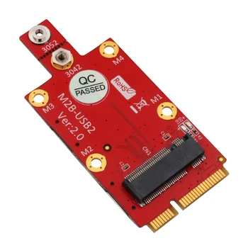 Адаптер M2 Key B для Mini PCI Express с 2 слотами для карт NANO SIM для модуля 3G 4G 5G