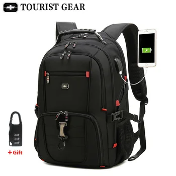мужские швейцарские рюкзаки, дорожная сумка, деловой противоугонный рюкзак, мужская mochila, USB-зарядка, 15,6-16-дюймовый рюкзак для ноутбука, водонепроницаемый