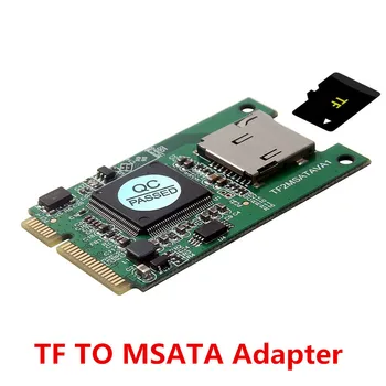 Адаптер Micro SD TF Card к mSATA SSD mSATA Mini PCI e SSD к Micro SD TF Card Конвертер для ПК Компьютера ноутбука