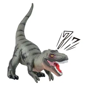 Гигантские игрушки-динозавры, Гигантская Звучащая модель Тираннозавра Рекса, Моющаяся игрушка-динозавр, украшение для рабочих столов, садов, офисов, домов