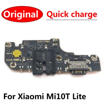 5шт, 100% Оригинальный Новый Разъем Док-станции Micro USB Зарядное Устройство Порт Зарядки Гибкий Кабель Плата Для Xiaomi Mi 10T Lite Запасные Части