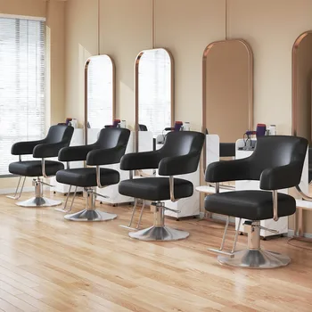Профессиональные кресла для приема гостей в салоне красоты, Вращающиеся кресла-скамейки для стилиста салона красоты Sedia Girevole Furniture HY