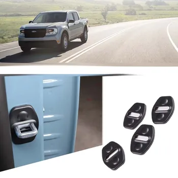 4ШТ Крышка дверного замка автомобиля Защищает автомобильные аксессуары для Ford Maverick 2023 2022 2021 Автомобильная наклейка