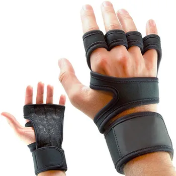 1 Пара перчаток для тяжелой атлетики для мужчин и женщин, для занятий фитнесом, Бодибилдингом, гимнастикой, для защиты рук, запястий, ладоней, перчатки для тренажерного зала