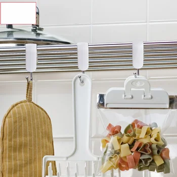 7шт Белый S образный держатель Для хранения Многофункциональный Органайзер Кухонная стойка для ванной комнаты Вешалка из нержавеющей стали с поворотом на 360 градусов