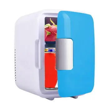Мини Персональный холодильник Мини Портативный холодильник Мини Персональный холодильник охладитель для спальни путешествий и автомобиля Большой емкости 4 литра