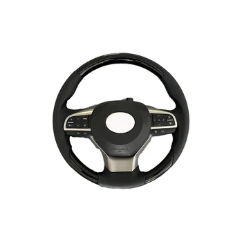 Рулевое колесо автомобиля Черное для LEXUS GX400 GX460 2008-2020 Деревянное рулевое колесо
