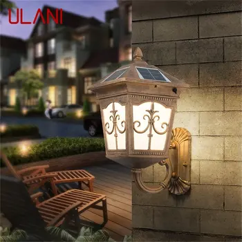 Уличный настенный светодиодный светильник ULANI, солнечное патио, современное бра, светодиодное водонепроницаемое освещение для веранды, балкона, виллы во внутреннем дворе