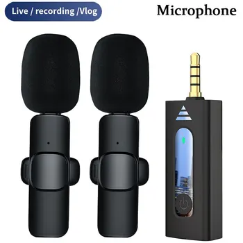 3,5 мм Беспроводной петличный микрофон на лацкане Всенаправленный Конденсаторный микрофон для камеры динамика микрофона для записи смартфона