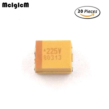 MCIGICM 20шт B 3528 2,2 мкФ 35В SMD танталовый конденсатор