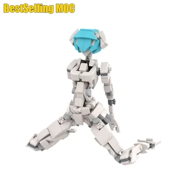 MOC Mobile Suit Girl Женский робот Модель Robot Girl Модульный механизм с подвижными шарнирами 229 деталей Строительных игрушек