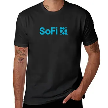 Новая футболка с логотипом SoFi Classic, эстетическая одежда, футболки оверсайз, мужская футболка с рисунком