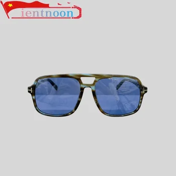 Уличное фото 2023, Брендовые Дизайнерские Черные Ацетатные солнцезащитные очки Pilot, женские Модные Солнцезащитные очки Для мужчин, Очки для путешествий с защитой от ультрафиолета