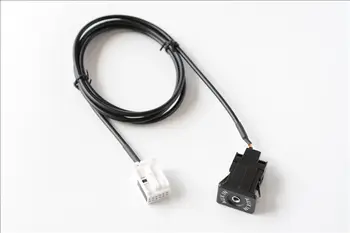 Самодельный 12-контактный разъем к разъему 3,5 мм Aux Кабель аудиокомплект Адаптер для Mercedes Comand APS NTG CD20 30 50 (6.5)