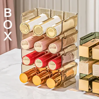 Ювелирная Косметическая Коробка Organizer Organizer Storage Make Case Подставка Для Хранения Губной Помады Fashion Lipstick Display Makeup Box