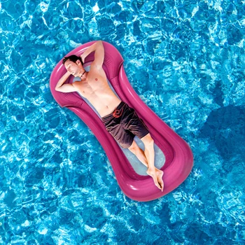 Надувной гамак для бассейна с плавающим рядом, летний шезлонг
