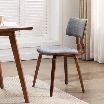 Обеденный стул из массива дерева в скандинавском стиле, кухонное кресло для спальни, современный минимализм, уличный стул, складная мебель для дома