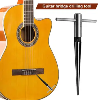 Коническая развертка для гитары, прочное Точное Компактное отверстие для штифта в мосту, ручной инструмент для придания конусности гитаре для инструмента