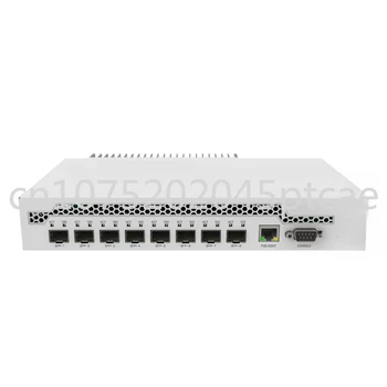 Настольный коммутатор CRS309-1G-8S + IN с портом Ethernet 1xGigabit и портами 8xSFP + 10 Гбит/с, коммутационная способность 162 Гбит/с