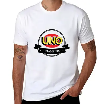 Новая футболка The UNO Champion, спортивная рубашка, футболки на заказ, мужская футболка
