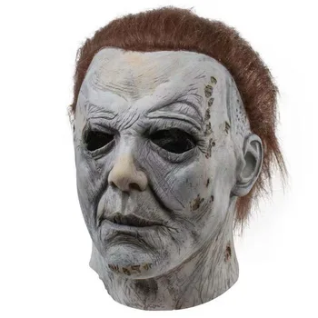 Высококачественная маска ужаса на Хэллоуин, Кровавый костюм убийцы, Латексные маски, Реквизит на Хэллоуин для украшения костюмов взрослых.