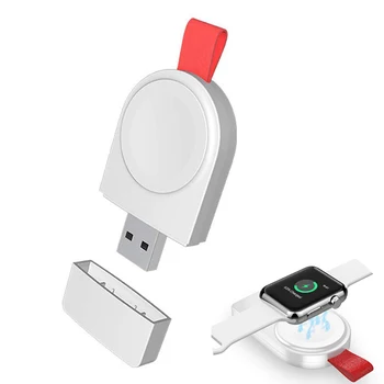 Аксессуар для портативных умных часов Беспроводное зарядное устройство Подходит для Apple Watch Серии 654SE Iwatch3 2 1 Поддерживает быструю магнитную зарядку