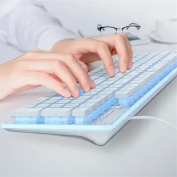 2023 Новая Трехрежимная Беспроводная Механическая Клавиатура Langtu L1 2.4G 104 Клавиши PC Gamer Keyboard С возможностью горячей замены Игровых Аксессуаров для ПК