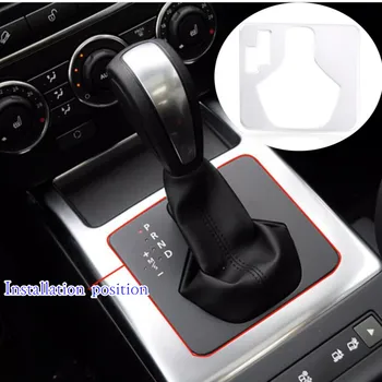 Для Land Rover Freelander 2 2013-15 ABS Хромированная панель управления переключением передач автомобиля, Декоративная рамка, Накладка, Наклейка, Автоаксессуары
