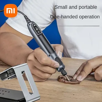 Шлифовальная машина Xiaomi Deli Graving Pen Grinder 18 В, гравер с регулировкой 4 скоростей, Мини-дрель, Электрический вращающийся инструмент, дрель, Шлифовальная электрическая дрель