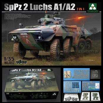 [Takom] №2017 1/35 SpPz Luchs A1/A2 2в1 (комплект пластиковых моделей)