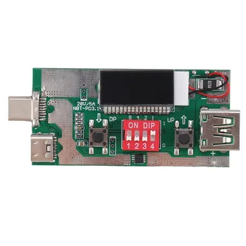 USB-тестер Type-C, измеритель тока и напряжения, многофункциональный PD3.1, протокол быстрой зарядки, тестер, Амперметр, Цифровой монитор