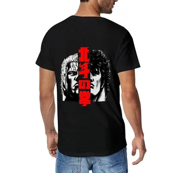 Новые футболки Kenshiro и Raoh, футболки на заказ, летняя одежда, черные футболки для мужчин.