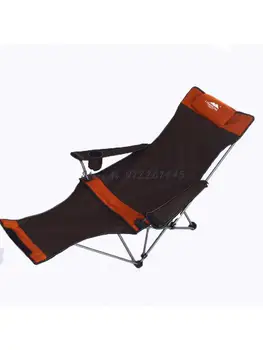 Раскладное кресло для отдыха на открытом воздухе, кровать для обеденного перерыва, Домашний кемпинг, пляжный стул для отдыха, Переносная спинка, стул для рыбалки.