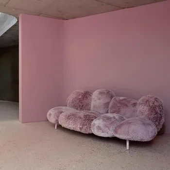 Дизайнерский угловой диван со спальным местом Изогнутые диваны для отдыха с шезлонгом Секционная кровать Divani Da Soggiorno Мебель для дома WXH25XP