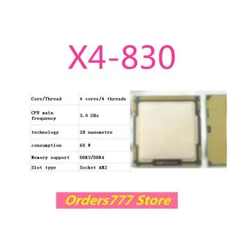 Новый импортный оригинальный процессор X4-830 830 4 ядра 4 потока 3,0 ГГц 65 Вт 28 нм DDR3 R4 гарантия качества AM2