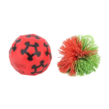 Надувной Игровой Мяч Неправильной Шестиугольной Формы Безопасный Прочный Нескользящий Портативный PU Материал Маленький Надувной Мяч для Школы для Девочек