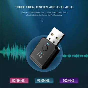 Автомобильный Bluetooth Передатчик Приемник Громкой Связи Mini USB Power Car Kit Auto Wireless Audio Для Автомобильного Fm-Радио