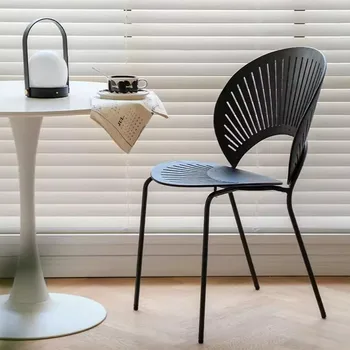 Дизайнерский Металлический стул Relax Для гостиной, Современные Мобильные Обеденные стулья, Офисная Уличная мебель для балкона Sillas Para Comedor