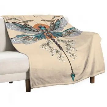 Новое одеяло с татуировкой Dragon Fly, диван-кровать, ретро-одеяла, пледы и накидки, детское одеяло
