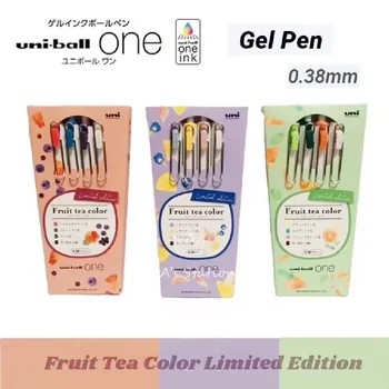 Осенне-зимний сезон UNI Fruit Tea Color Ограничен 0,38 мм гелевой ручкой UNI-BALL ONE для школьного творчества, японские канцелярские принадлежности
