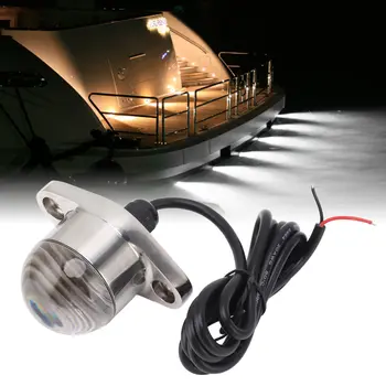12V LED Носовые Навигационные Огни IP68 Лодка Из Нержавеющей Стали Морской Подводный Фонарь для Кораблей Плавательные Бассейны Фонтан