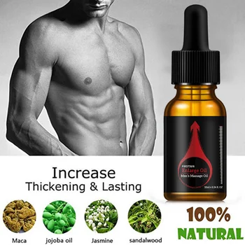 Эфирное масло для увеличения мужского пениса Увеличивает рост мужского большого члена, эрекцию, секс-товары, Афродизиак, массаж, замедляющий спрей