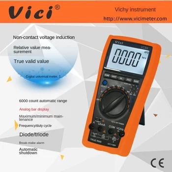VICI VC99 3 6/7 Цифровой мультиметр с автоматическим диапазоном постоянного напряжения, тока, сопротивления, емкости, Тестер Амперметр Вольтметр