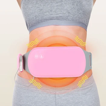 Менструальная грелка Smart Warm Palace Belt Устройство для вибрационного массажа талии, массажер для живота, облегчающий боли при судорогах во время менструации